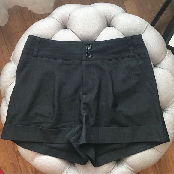Forever 21 Charcoal Tailored Menswear Shorts - Picture 1 of 3